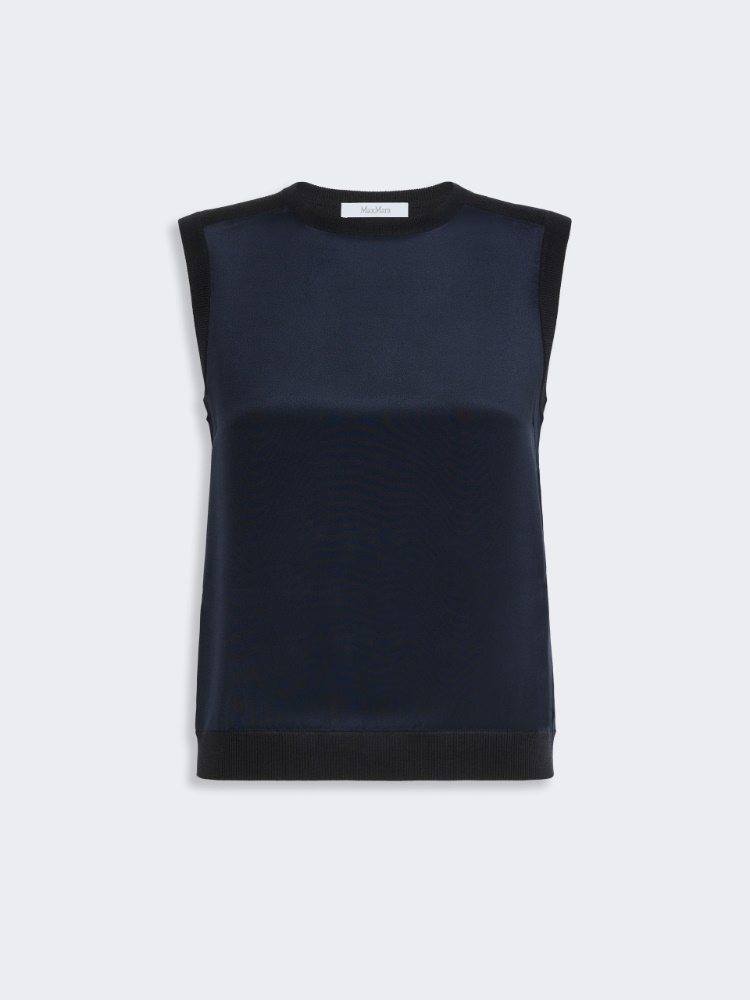 Cashmere and silk yarn sweater - ULTRAMARINE - Max Mara - 5