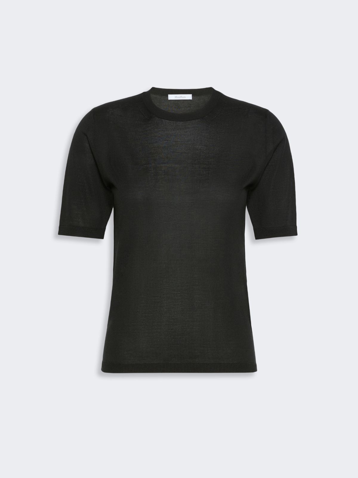 Stockinette-stitched cashmere and silk sweater - BLACK - Max Mara - 4