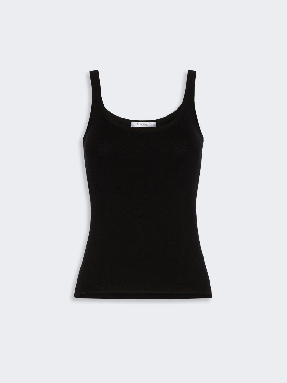Sleeveless wool yarn sweater - BLACK - Max Mara - 5
