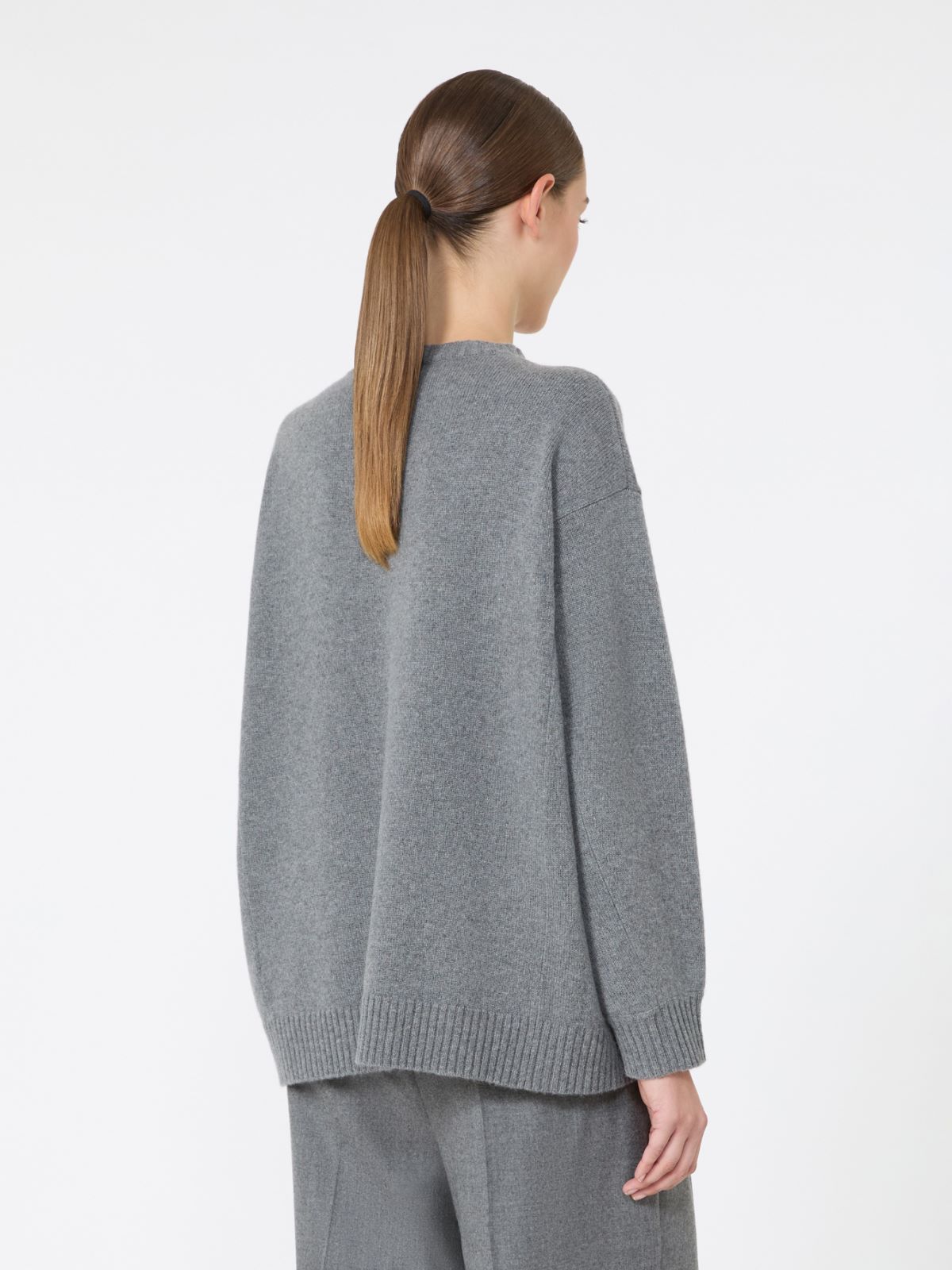 [フィード] ピュア カシミヤ ニット - MEDIUM GREY - マックスマーラ公式サイト - 3