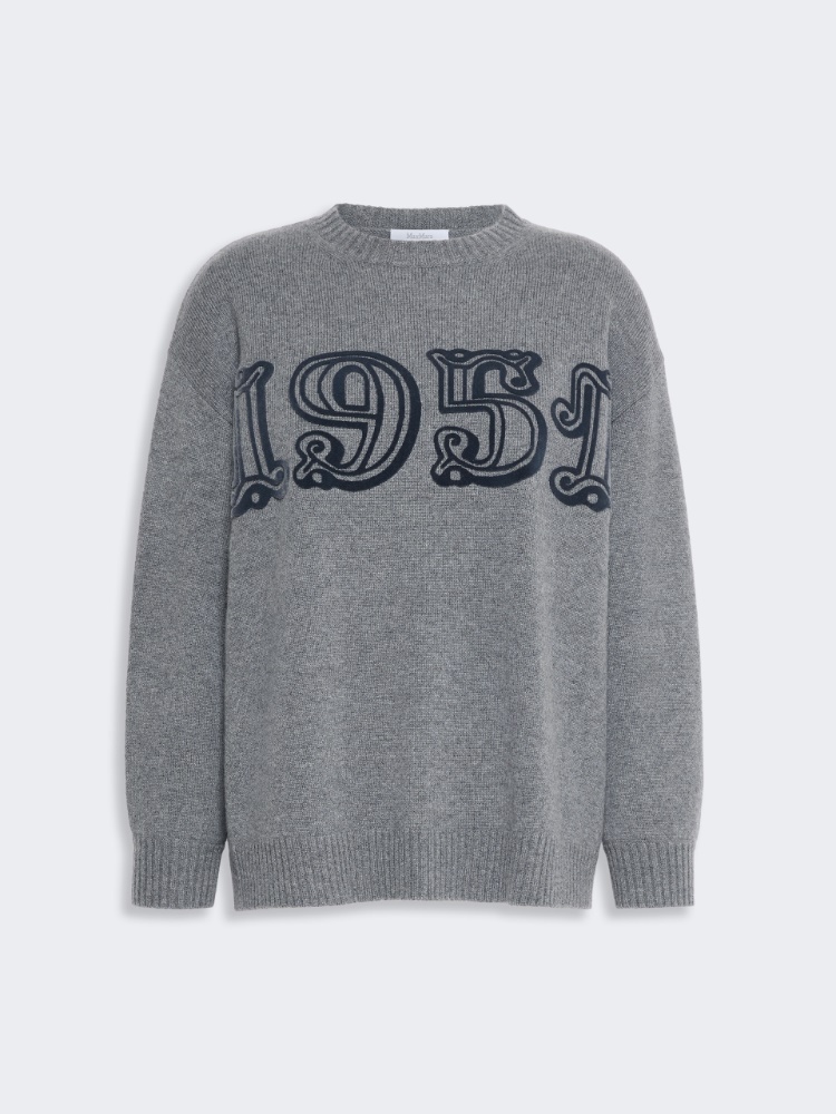 [フィード] ピュア カシミヤ ニット - MEDIUM GREY