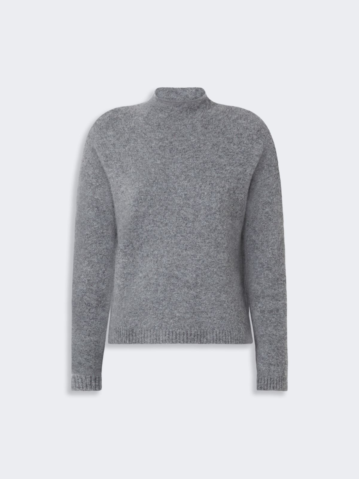 Relaxed-cut cashmere yarn sweater - MEDIUM GREY - Max Mara - 5