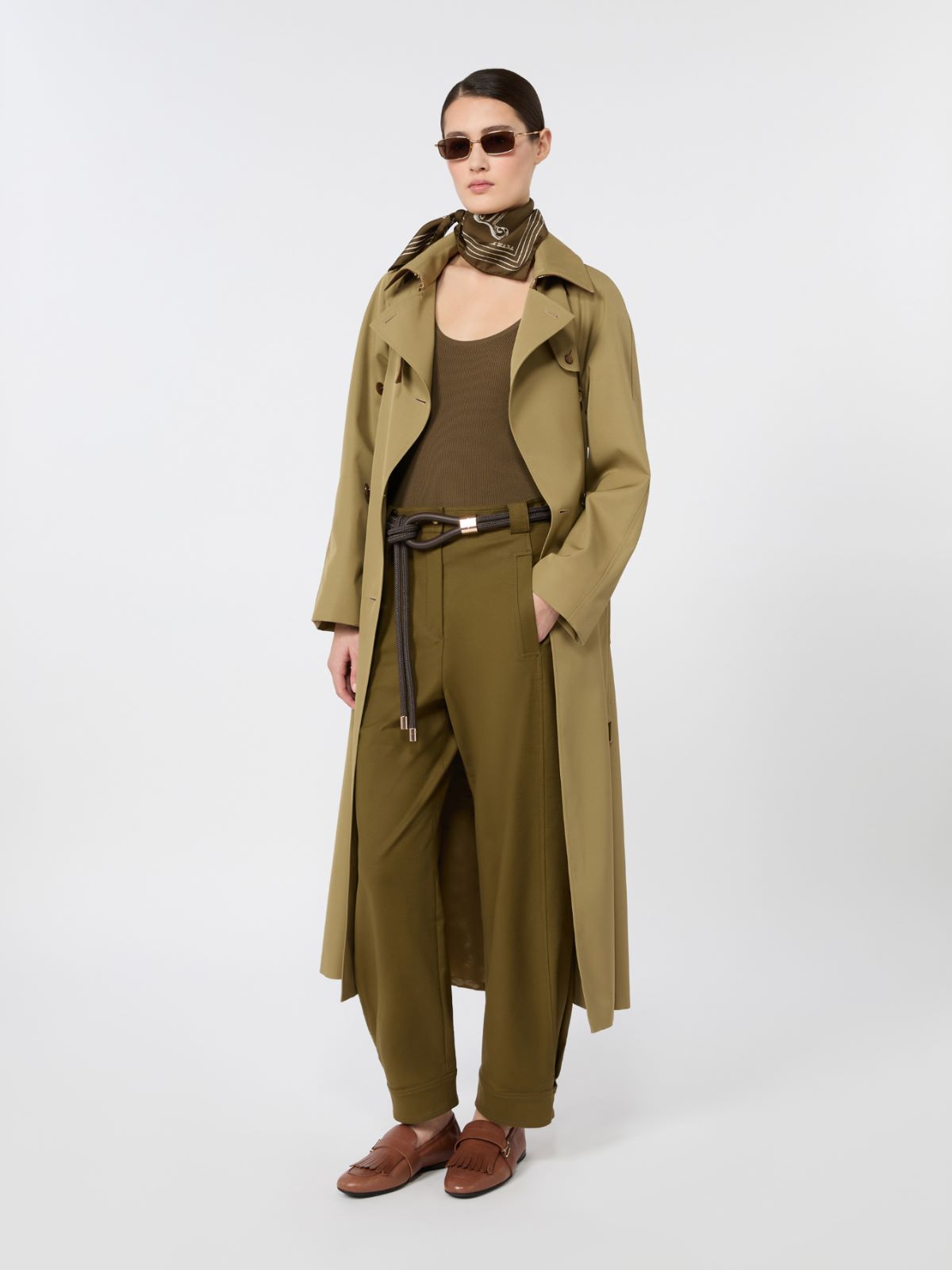 Close-fitting viscose crêpe jumper + MUD - Max Mara