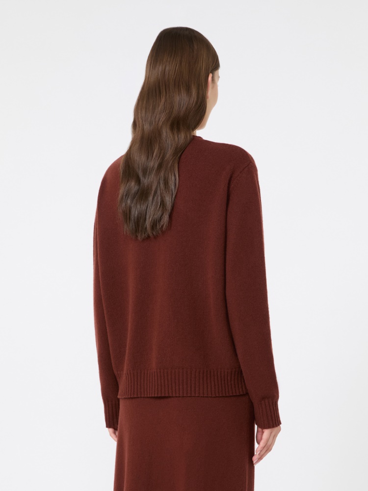 Cashmere yarn sweater - RUST - Max Mara - 3