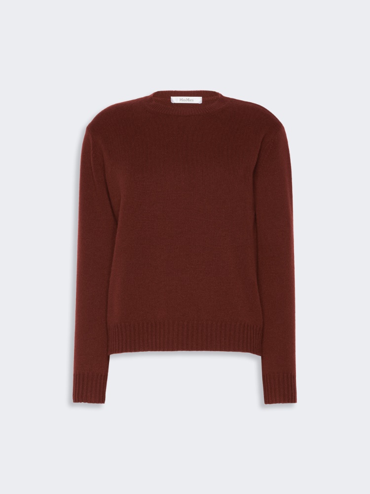 Cashmere yarn sweater - RUST
