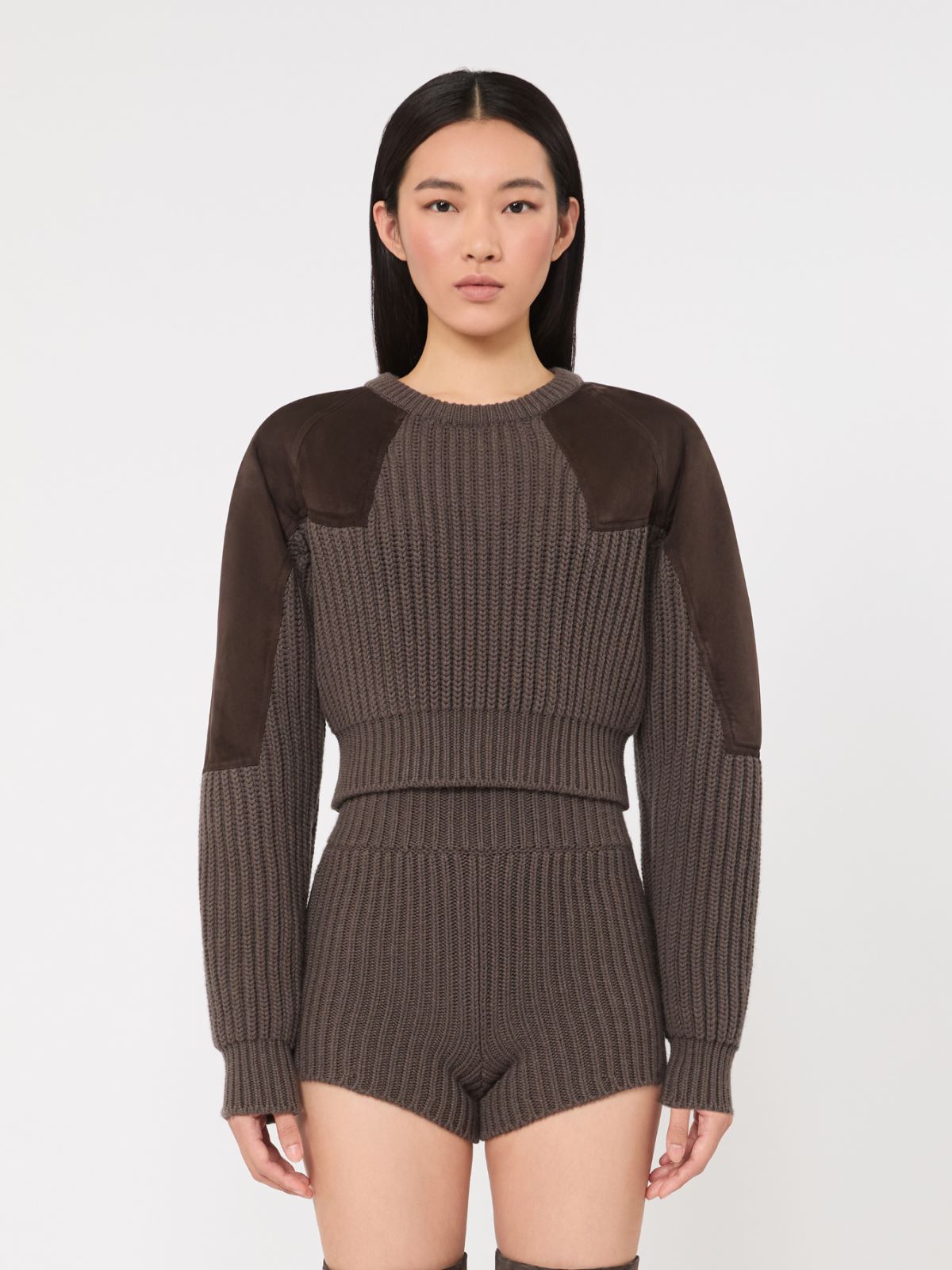 Prążkowany sweter z wełny i kaszmiru - BŁOTNY - Max Mara - 2