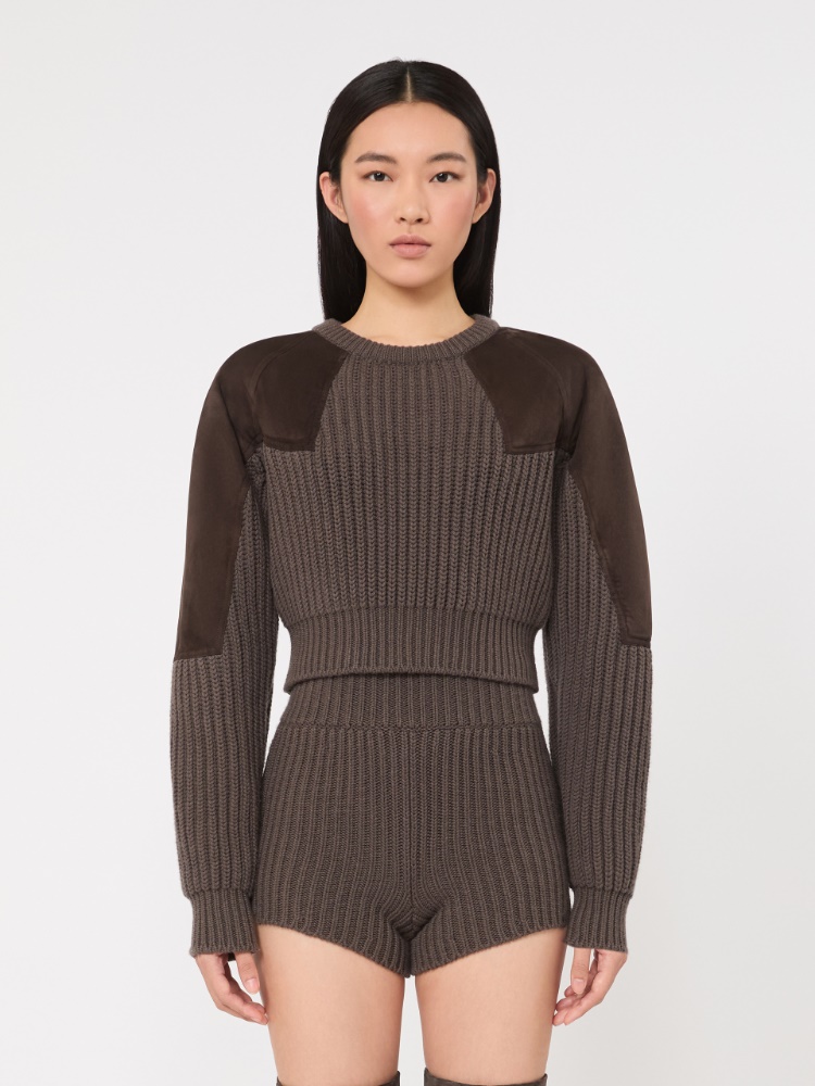 Prążkowany sweter z wełny i kaszmiru - BŁOTNY - Max Mara - 2