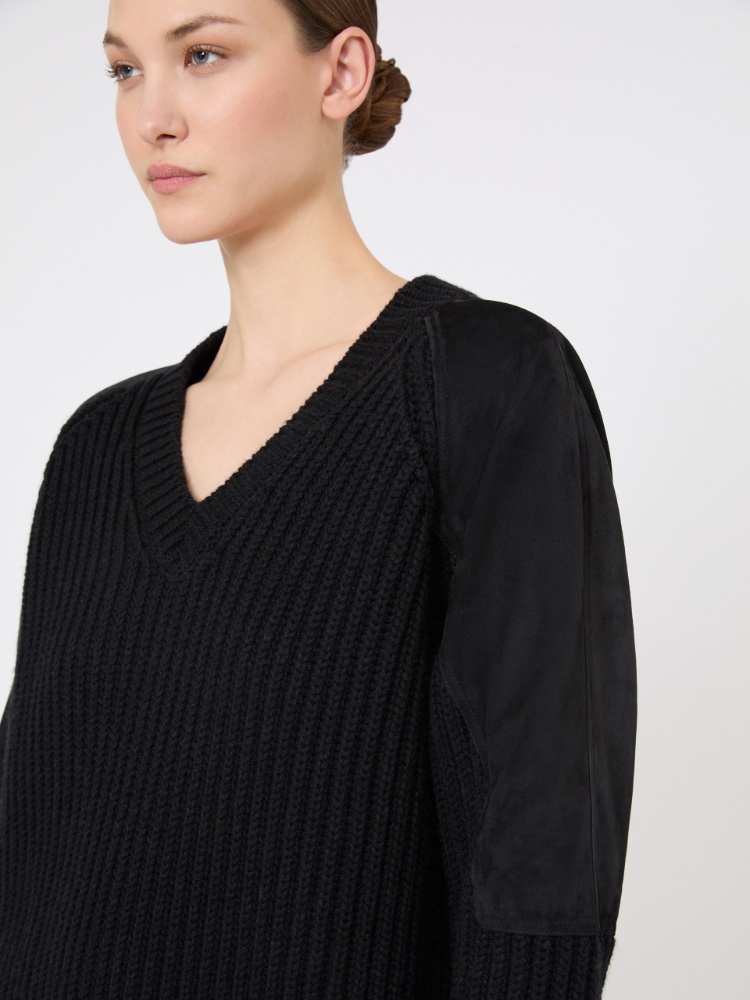 Wool and cashmere jumper - DARK GREY - Max Mara - 4