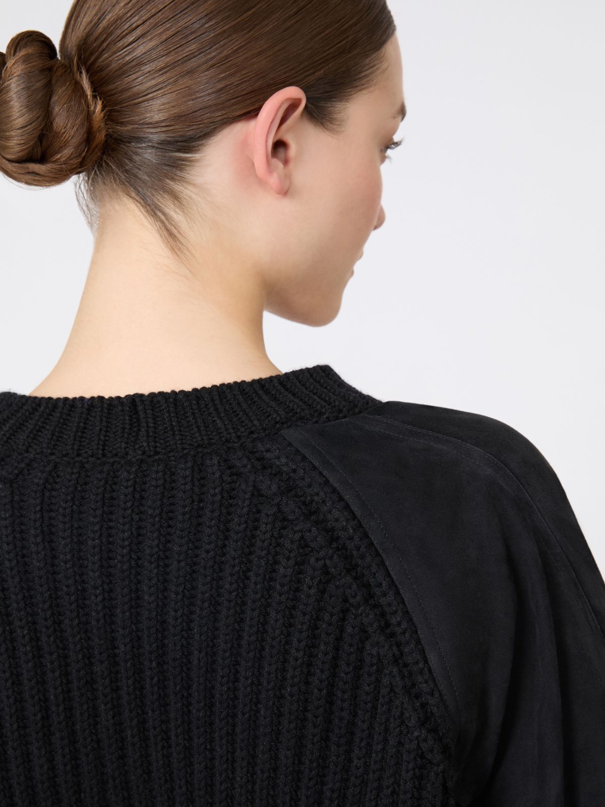 Wool and cashmere jumper - DARK GREY - Max Mara - 5