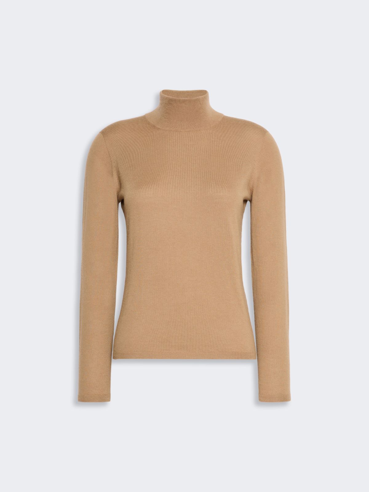 Cashmere yarn polo-neck sweater - CAMEL - Max Mara - 4