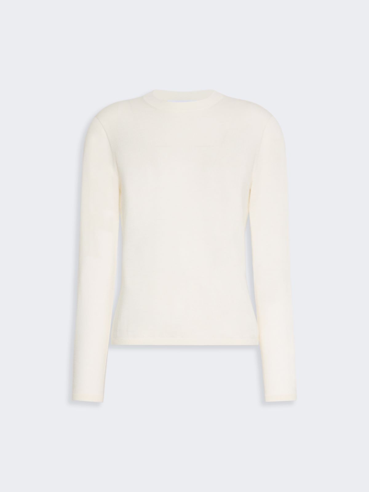 Cashmere yarn crew-neck sweater - WHITE - Max Mara - 4