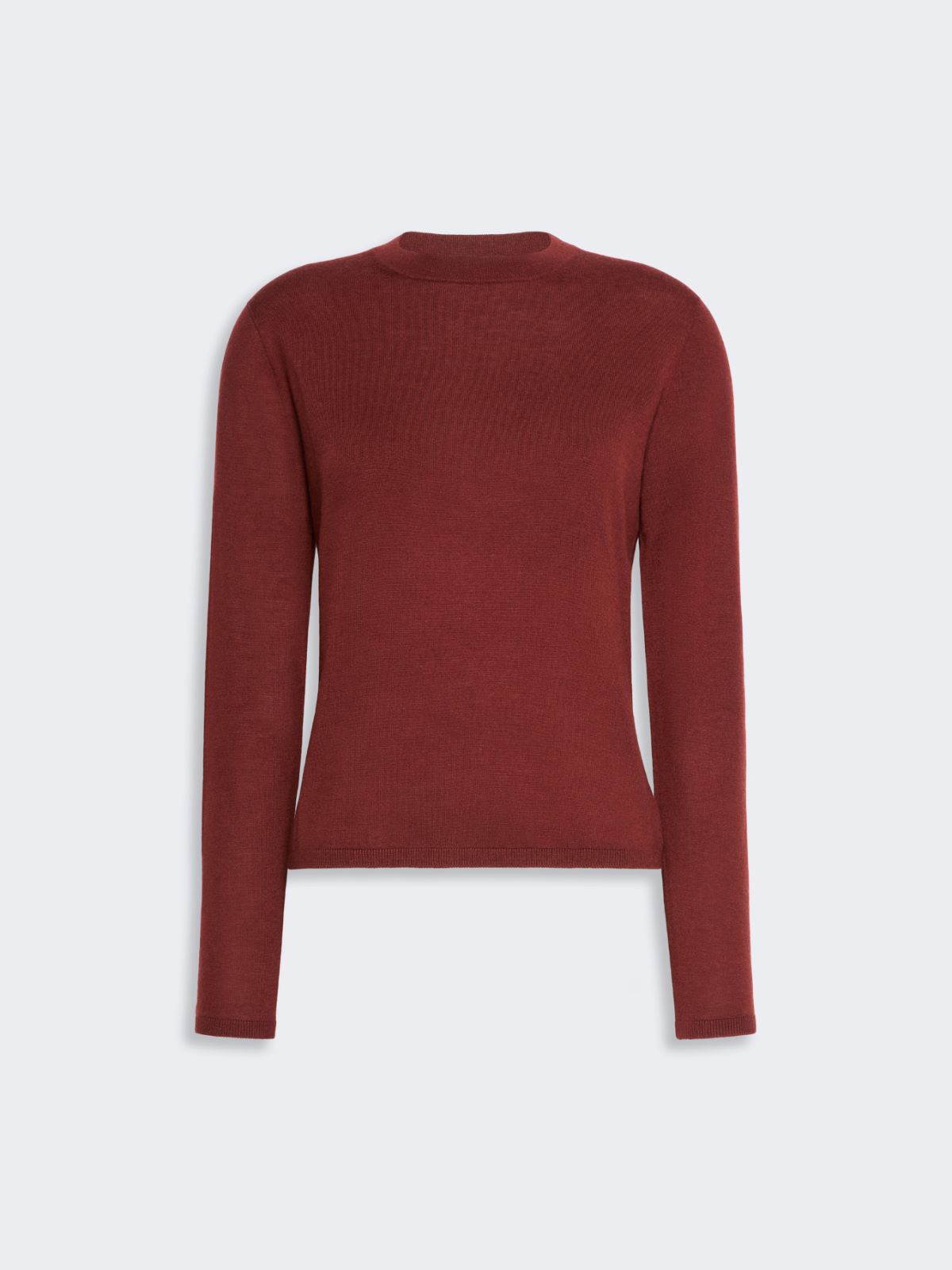 Cashmere yarn crew-neck sweater - RUST - Max Mara - 4