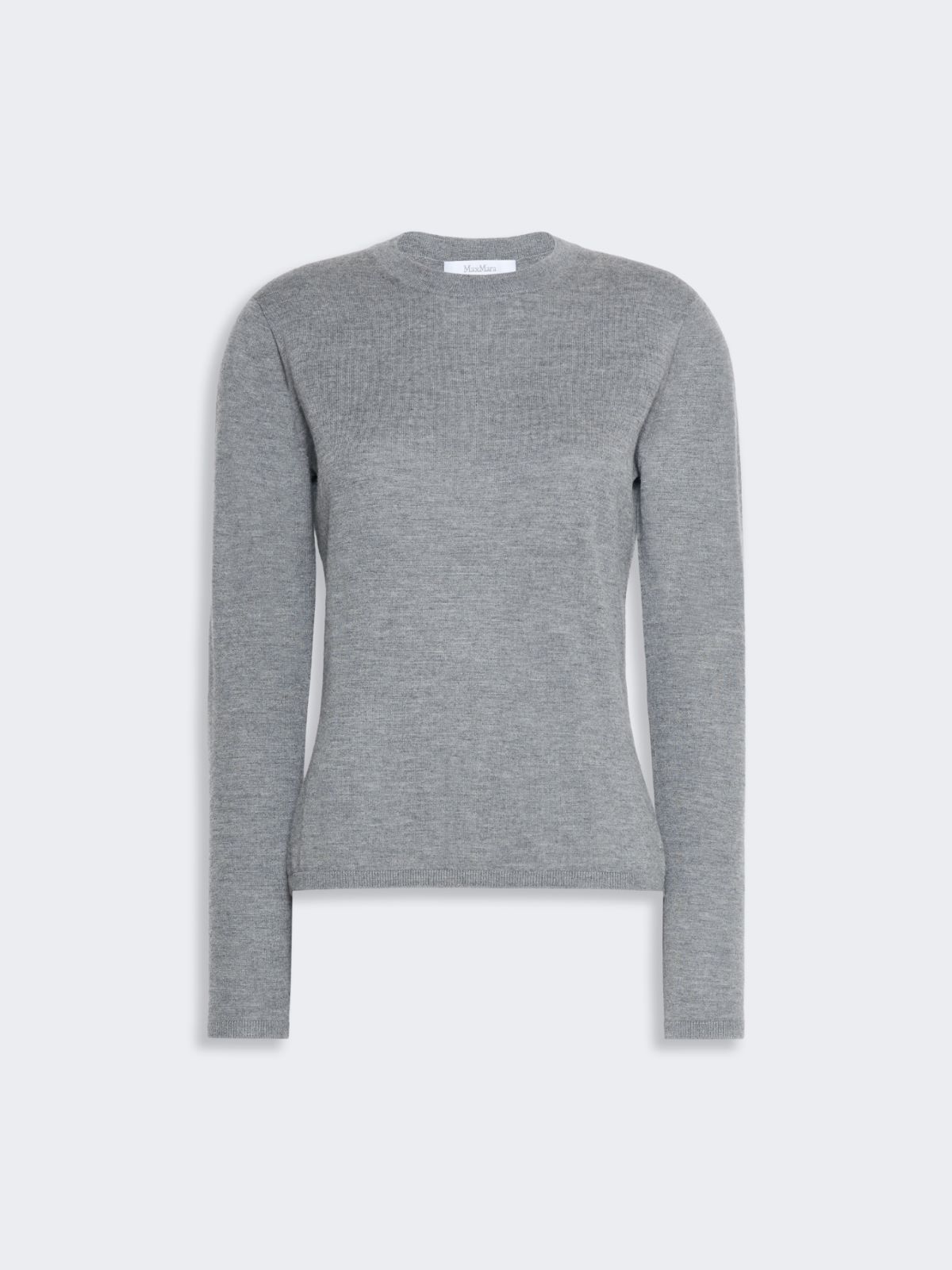 Cashmere yarn crew-neck sweater - MEDIUM GREY - Max Mara - 4