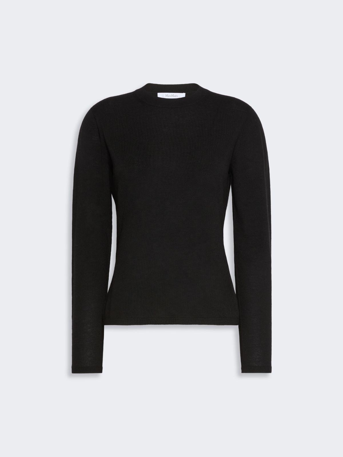 Cashmere yarn crew-neck sweater - BLACK - Max Mara - 4