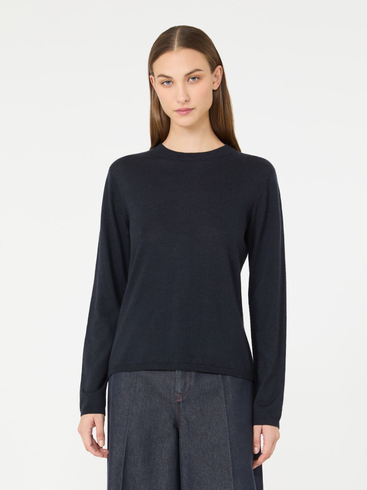 Cashmere yarn crew-neck sweater - ULTRAMARINE - Max Mara - 2