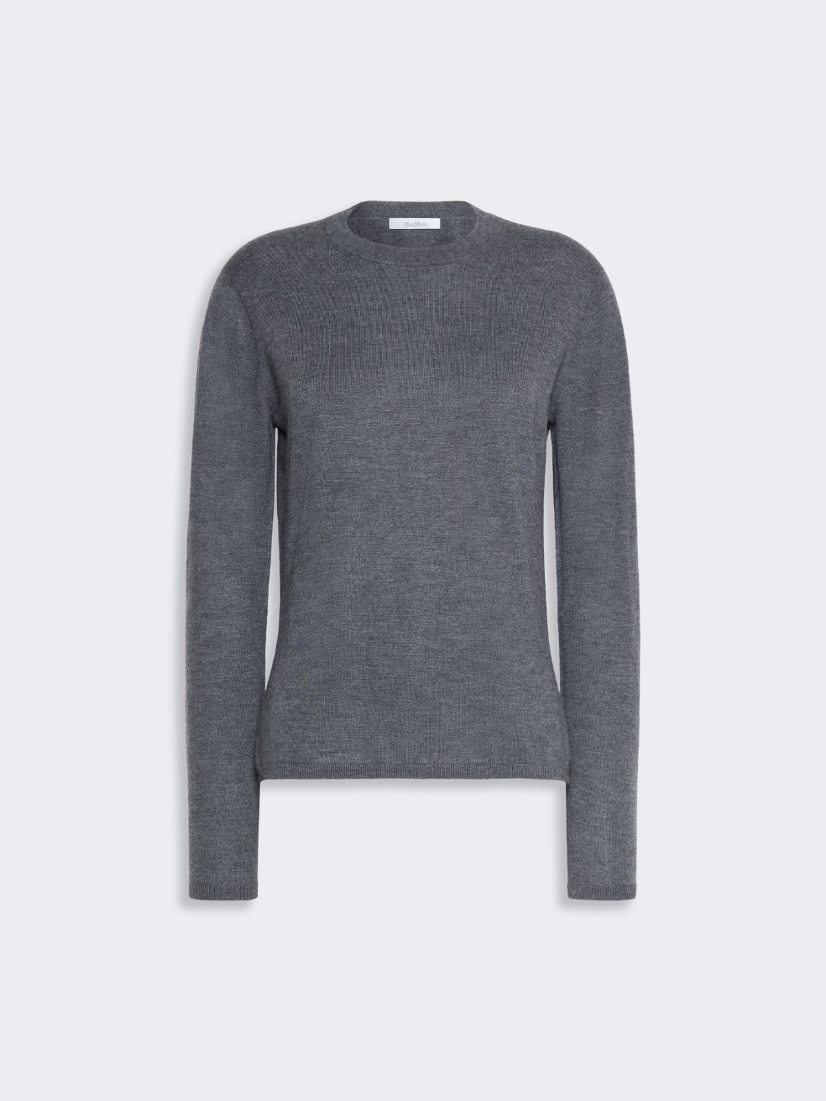 Cashmere yarn crew-neck sweater - DARK GREY - Max Mara - 4