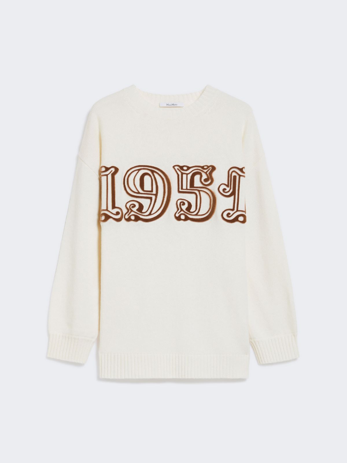 Wool and cashmere jumper - WHITE - 5