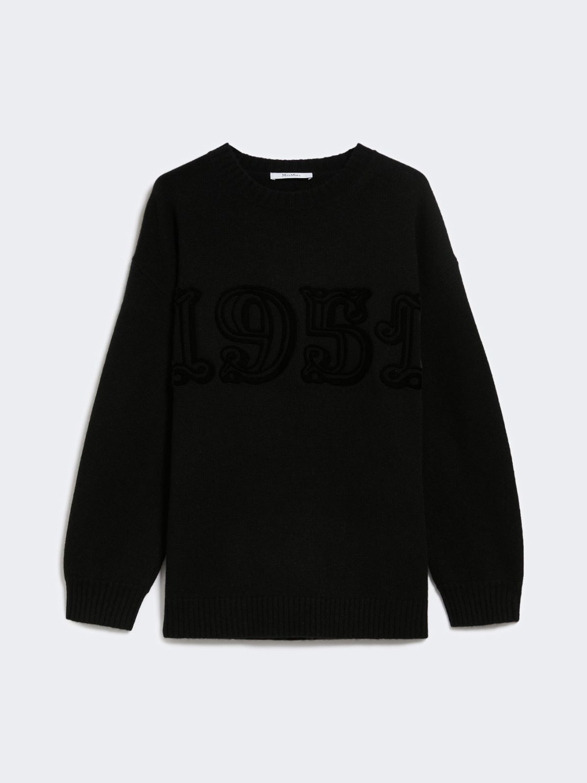 Wool and cashmere jumper - BLACK - 5