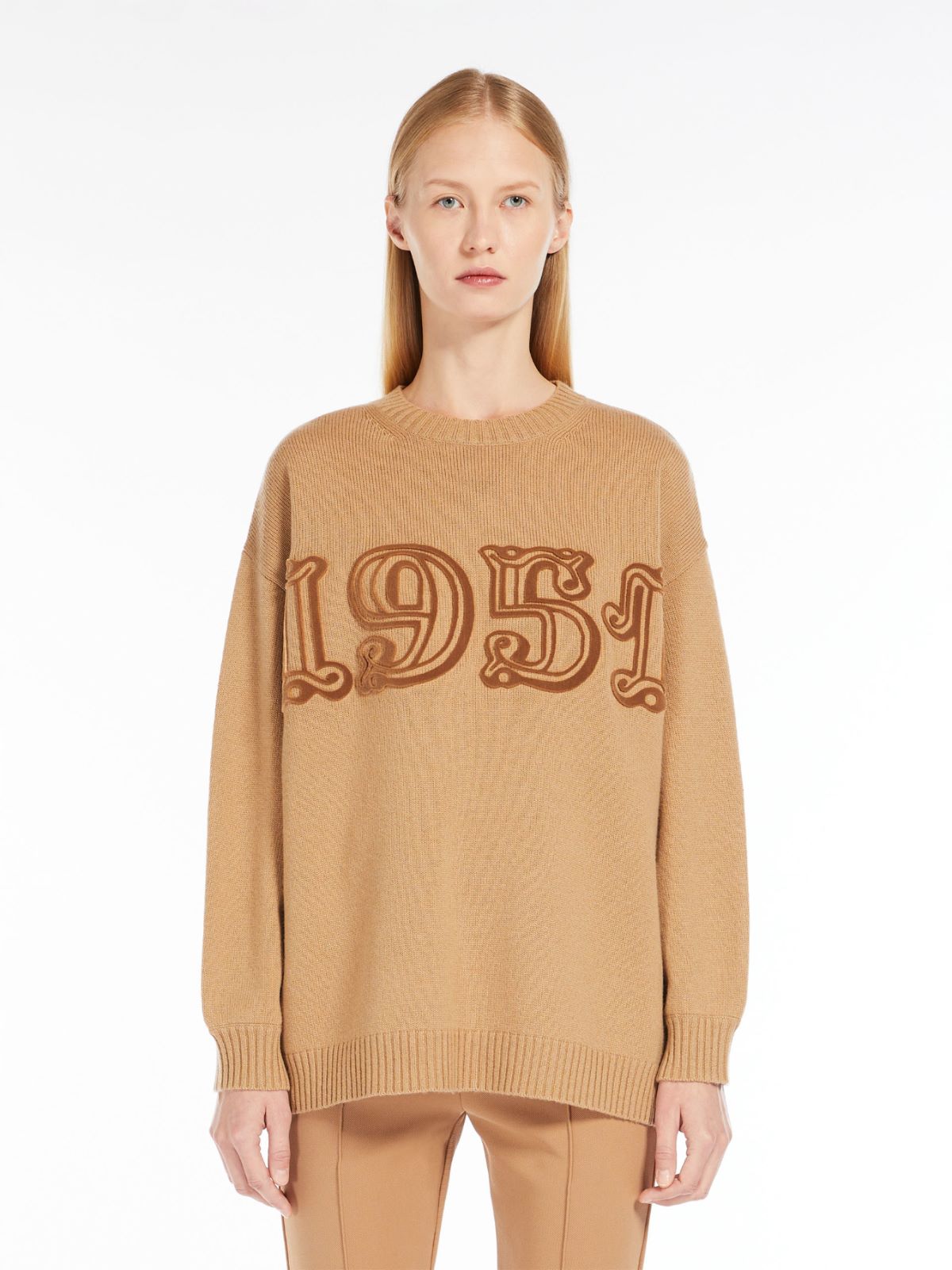 Wool and cashmere jumper - POWDER - 2