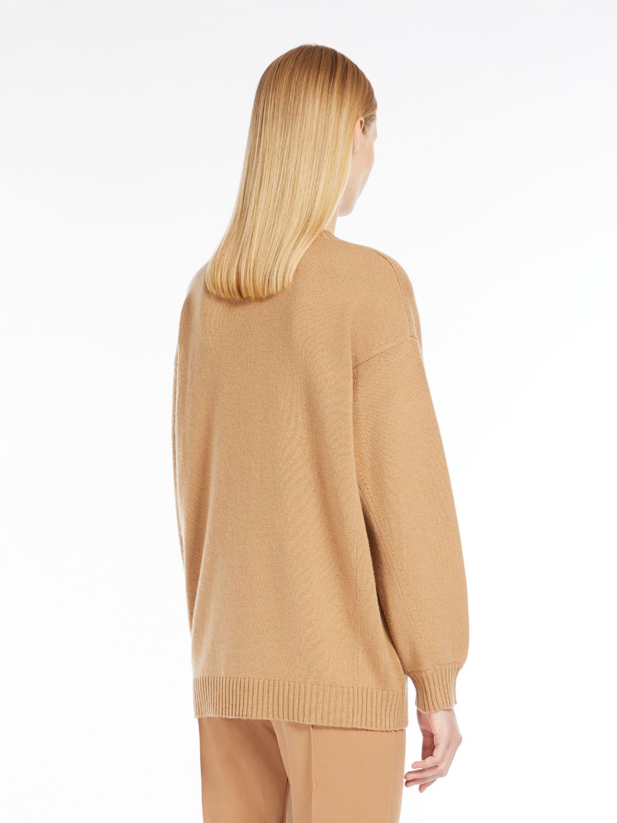 Wool and cashmere jumper - POWDER - 3