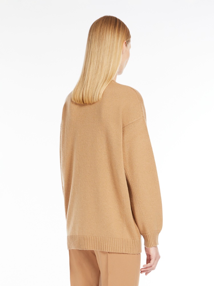 Wool and cashmere jumper - POWDER - 3