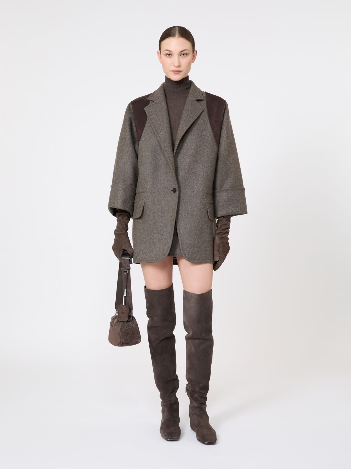 Wool yarn polo-neck sweater + MUD - Max Mara