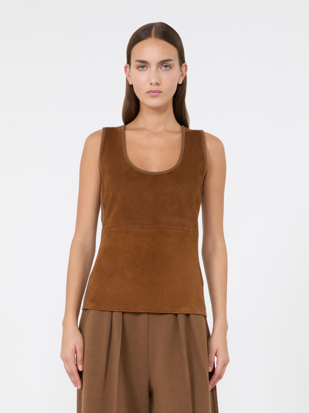 Wool and cashmere top - CAMEL - Max Mara - 2