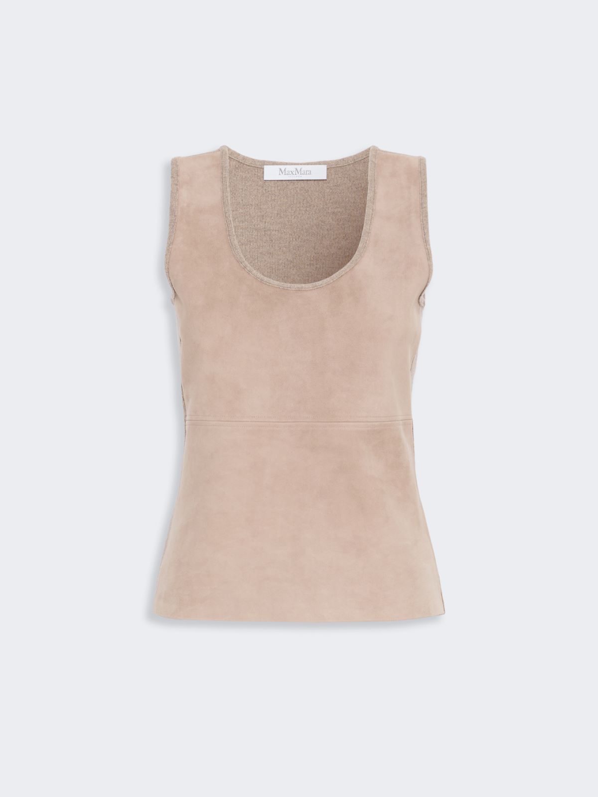Wool and cashmere top - BEIGE - Max Mara - 4