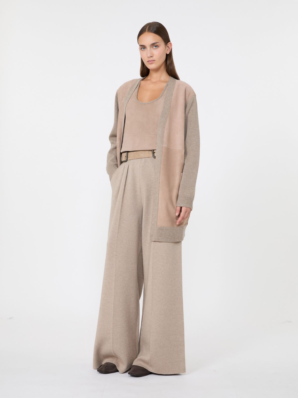 Wool and cashmere top - BEIGE - Max Mara