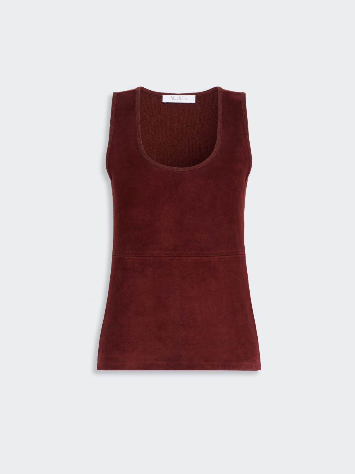 Wool and cashmere top - BROWN BORDEAUX - Max Mara - 5