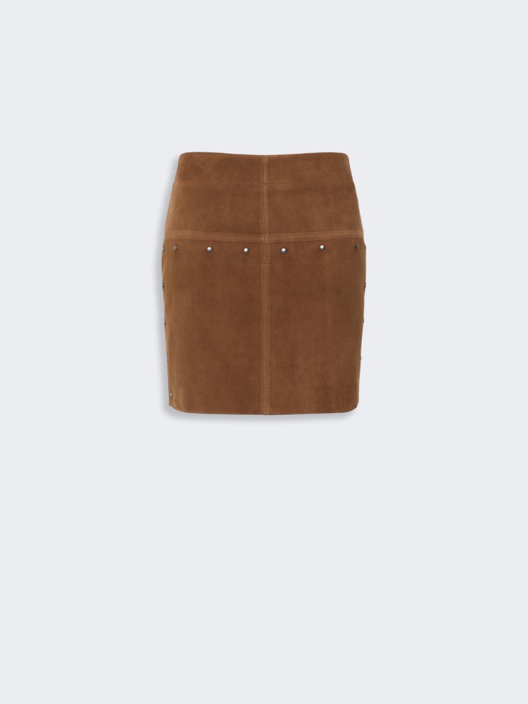 Short suede skirt - BROWN - Max Mara - 5