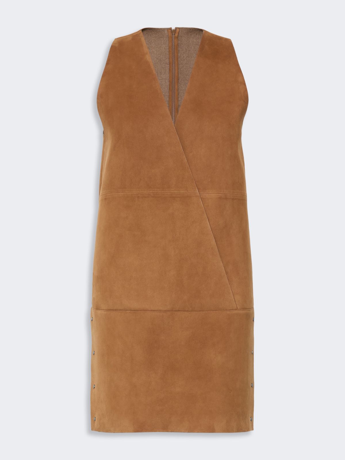 Short suede dress - CAMEL - Max Mara - 5