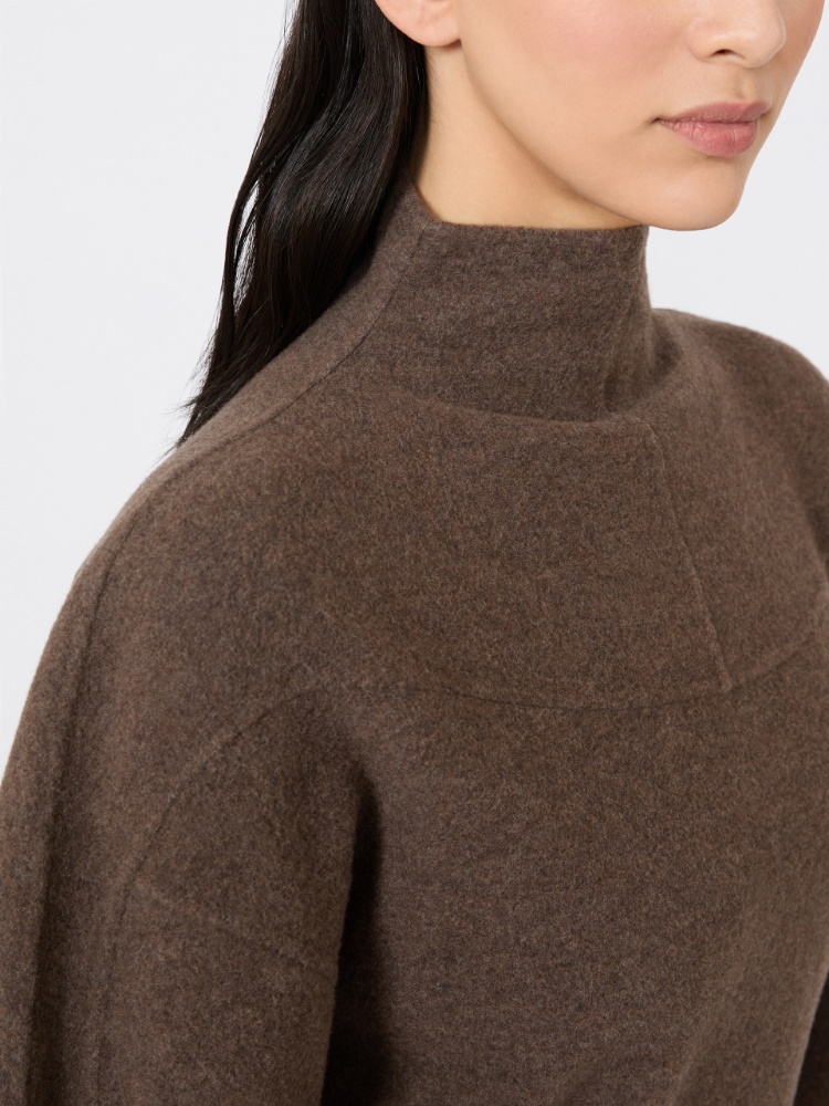 Sukienka z dżerseju z wełny i kaszmiru - BŁOTNY - Max Mara - 4