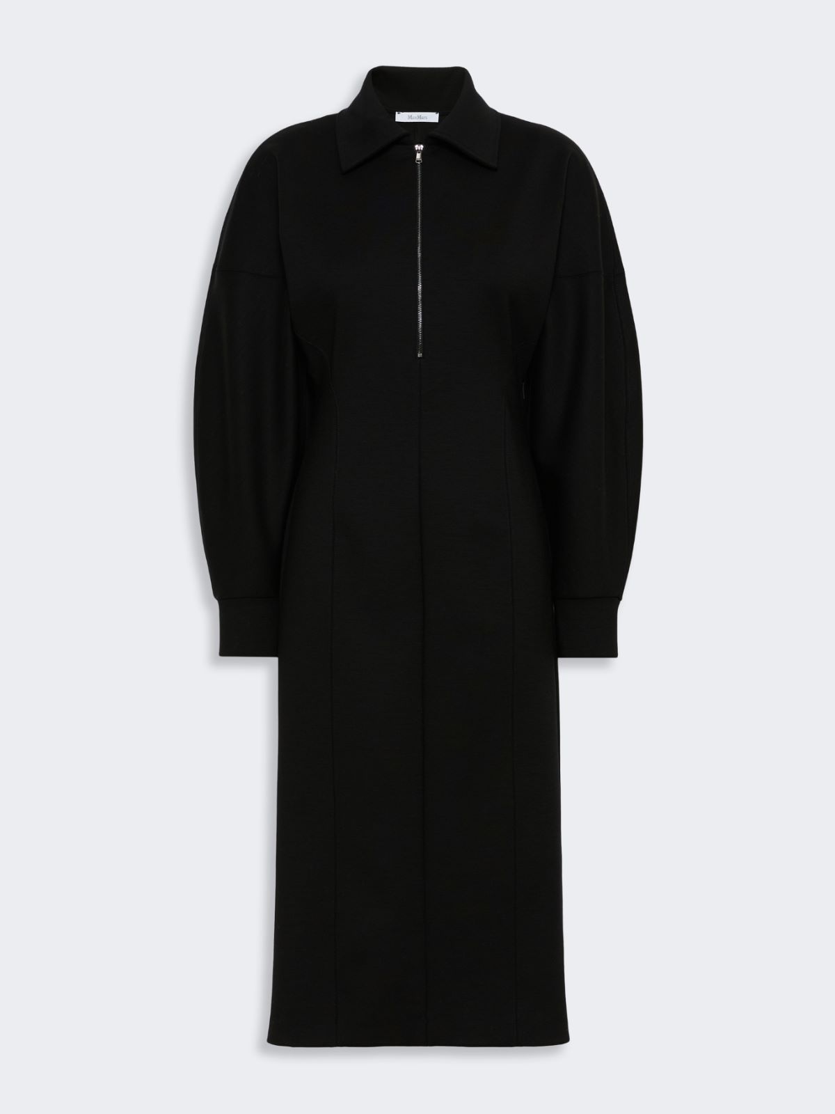 Wool and Lyocell jersey dress - NOIR - Max Mara - 6