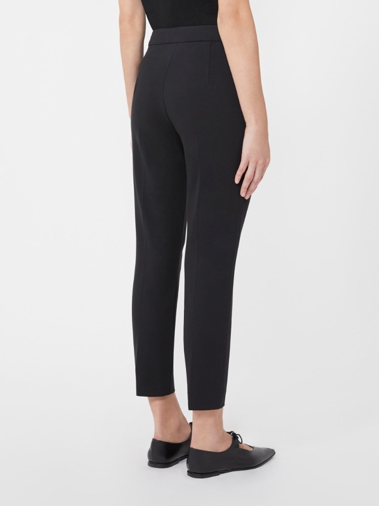 Viscose jersey trousers - BLACK - 3