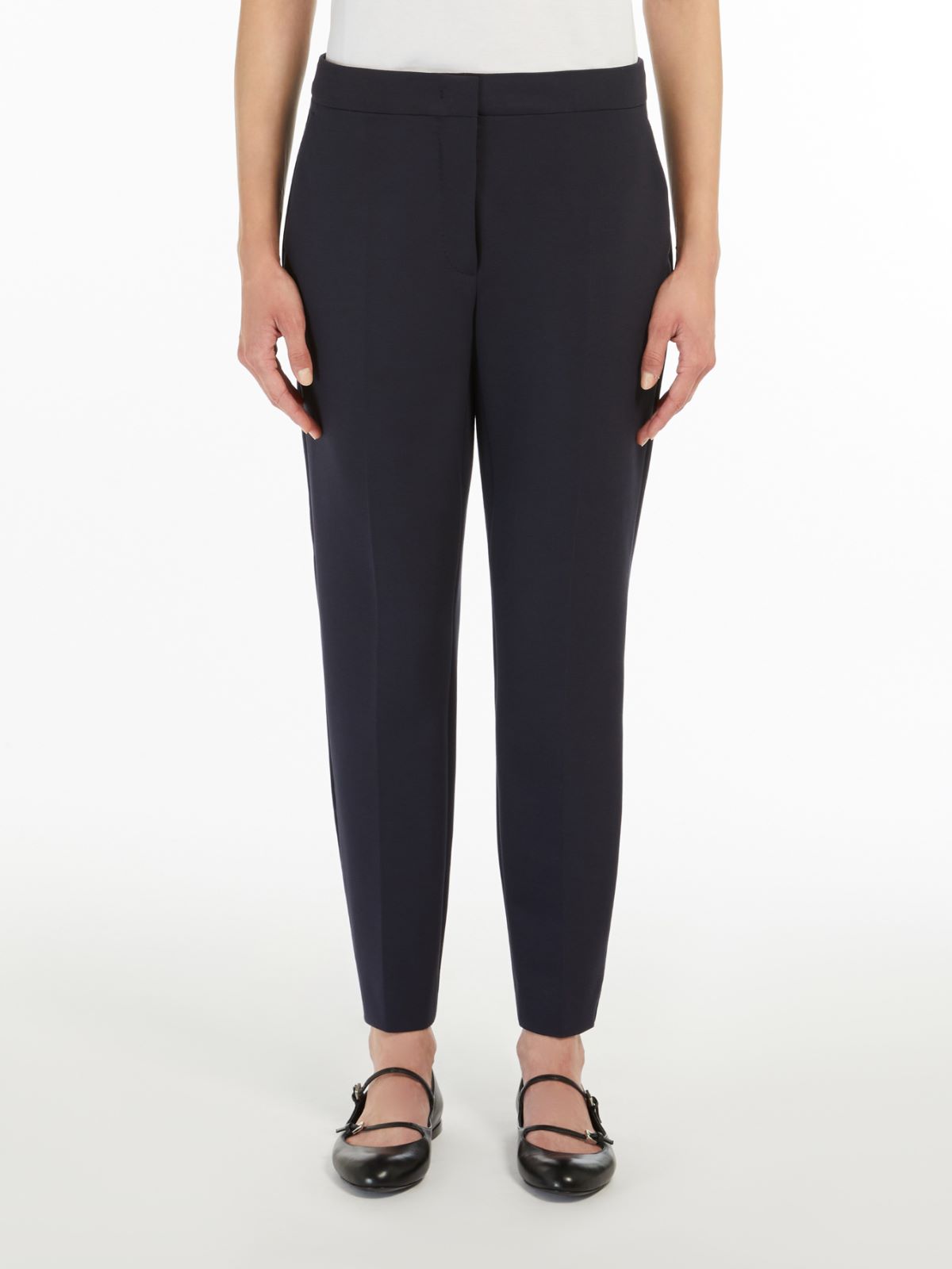 Viscose jersey trousers - ULTRAMARINE - 2