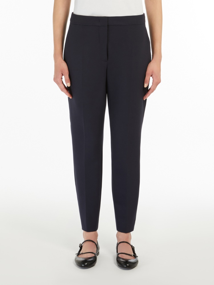 Viscose jersey trousers - ULTRAMARINE - 2