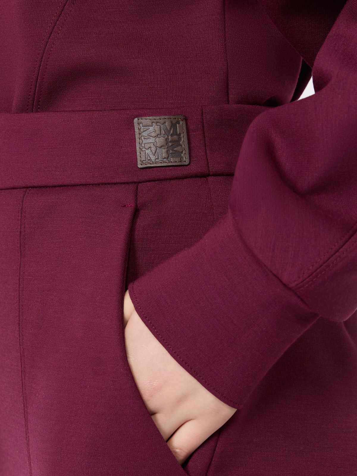 Wool-blend jersey joggers - DE COLOR VINO - Max Mara - 4