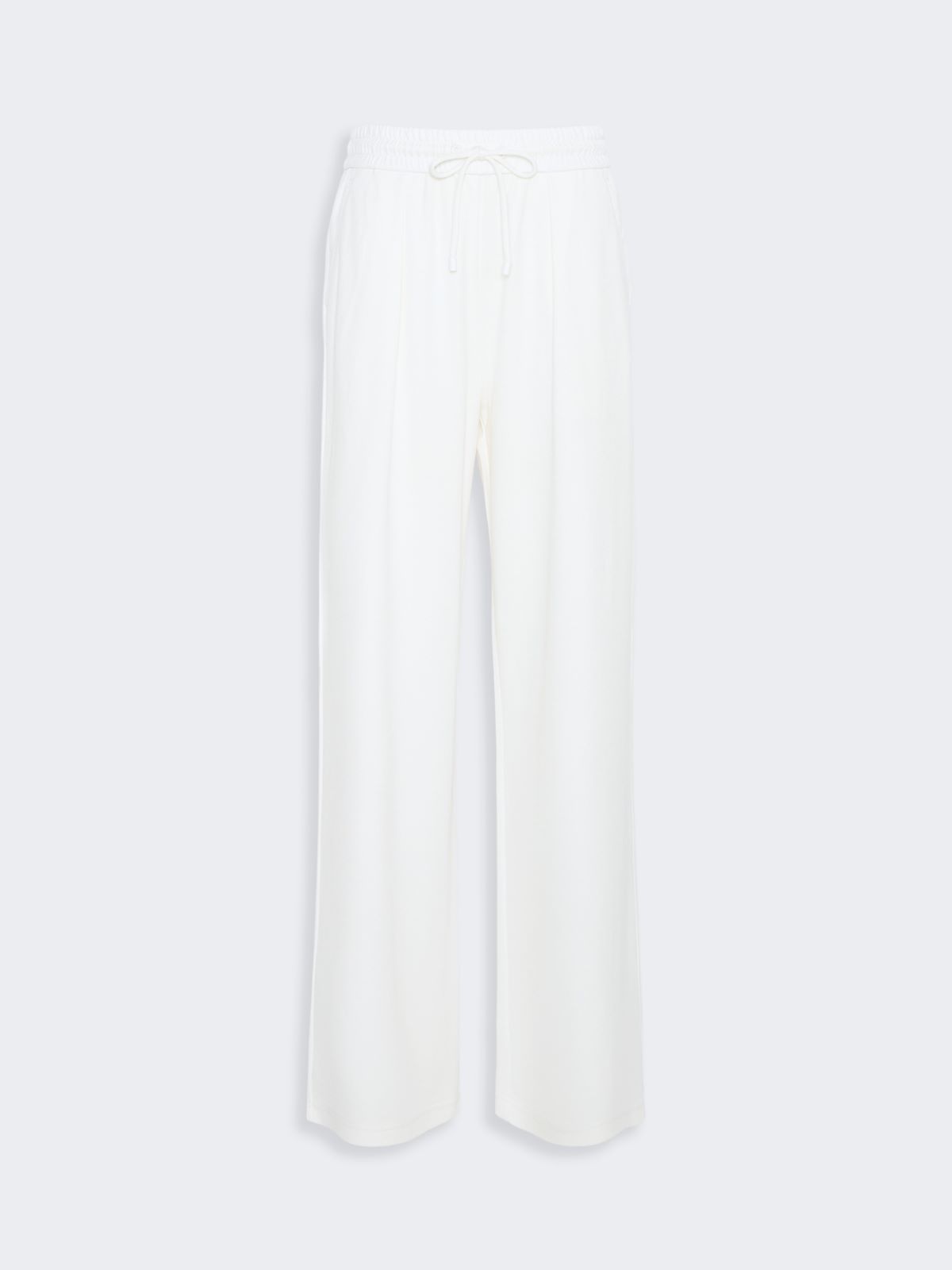 Jersey and cotton trousers - WHITE - Max Mara - 6