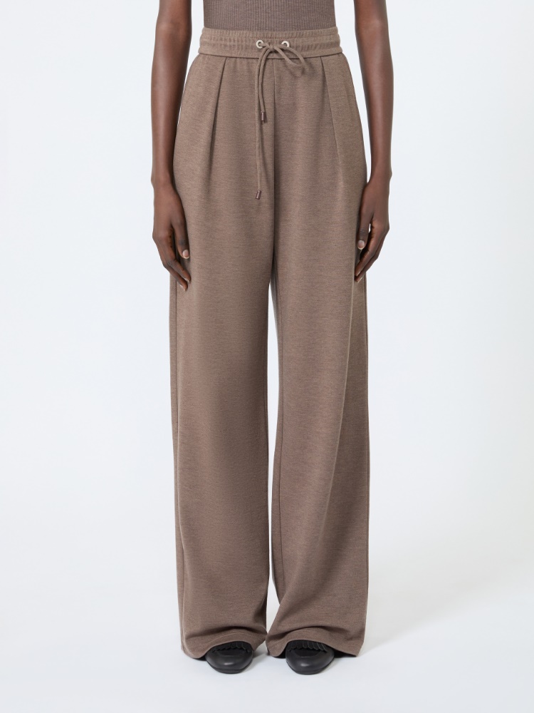 Jersey and cotton trousers - MUD - 2