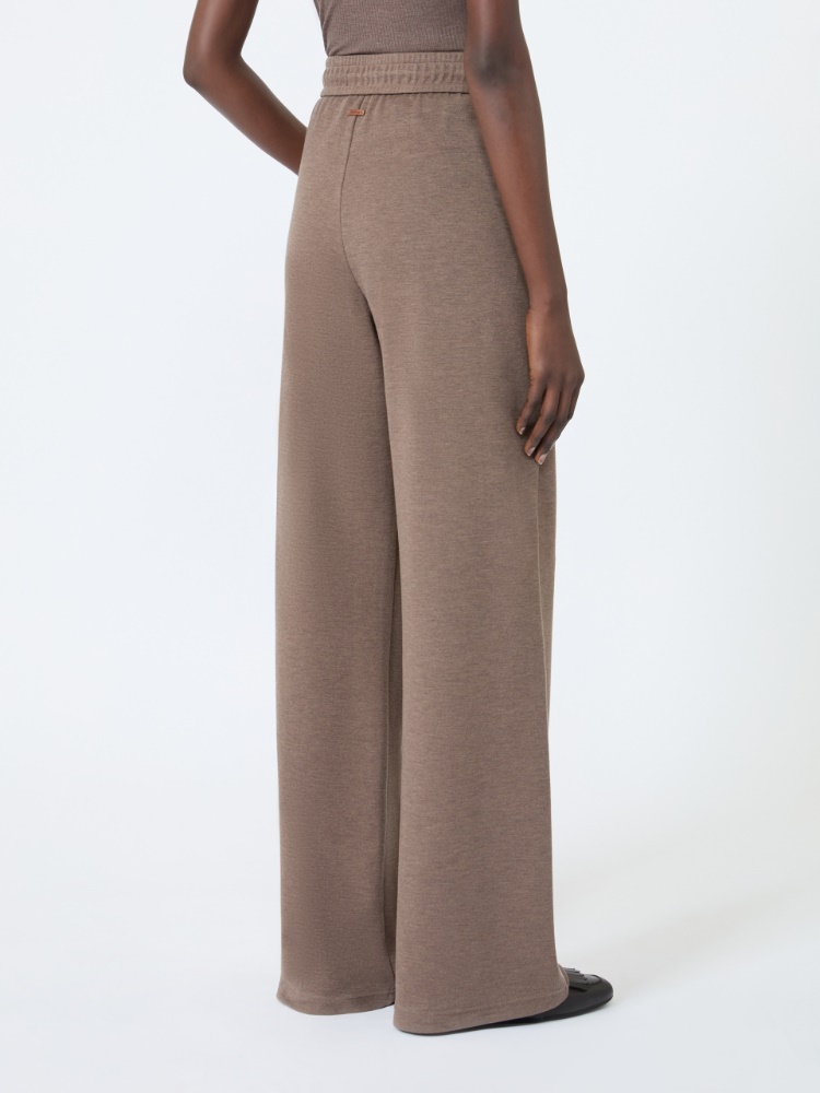 Jersey and cotton trousers - MUD - 3