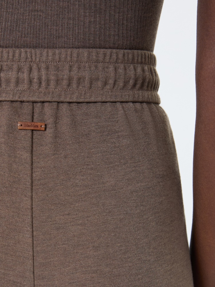 Jersey and cotton trousers - MUD - 5