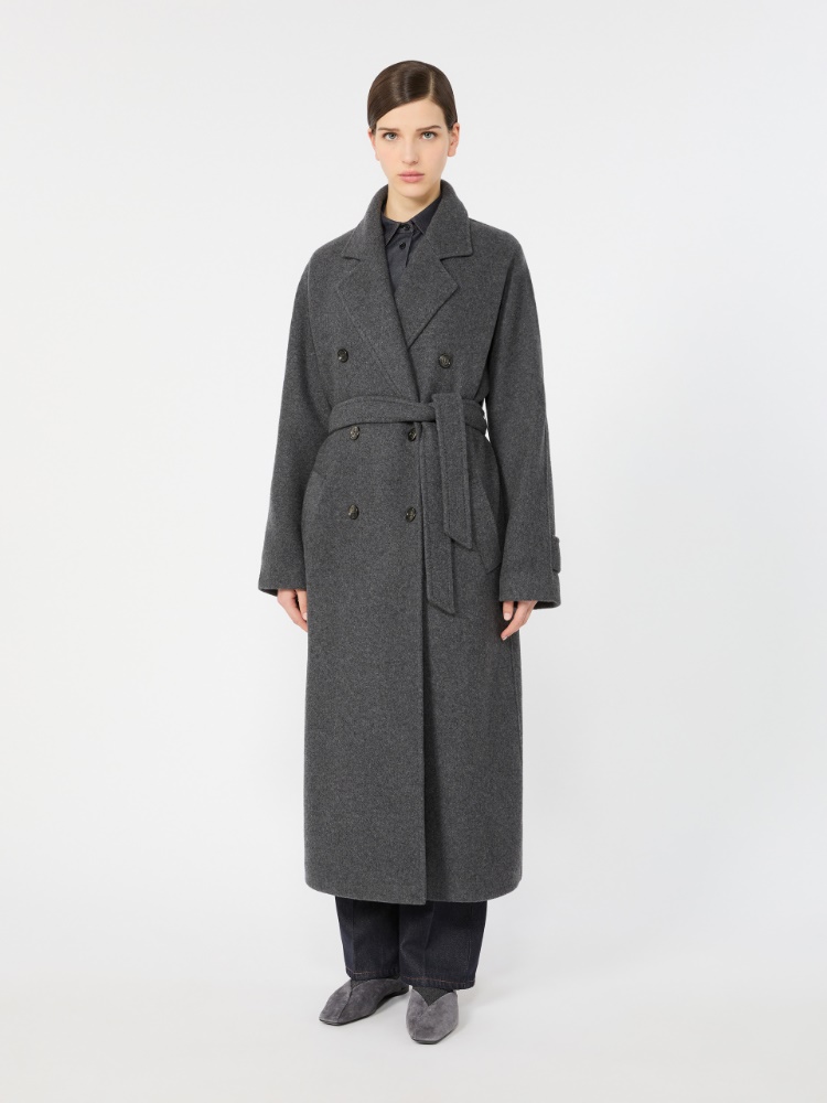 Oversized double jersey coat - DARK GREY - Max Mara - 2