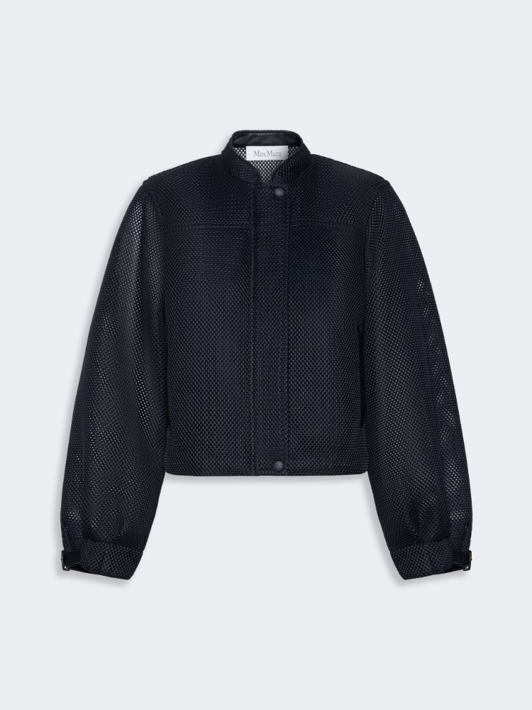Technical mesh boxy jacket - ULTRAMARINE