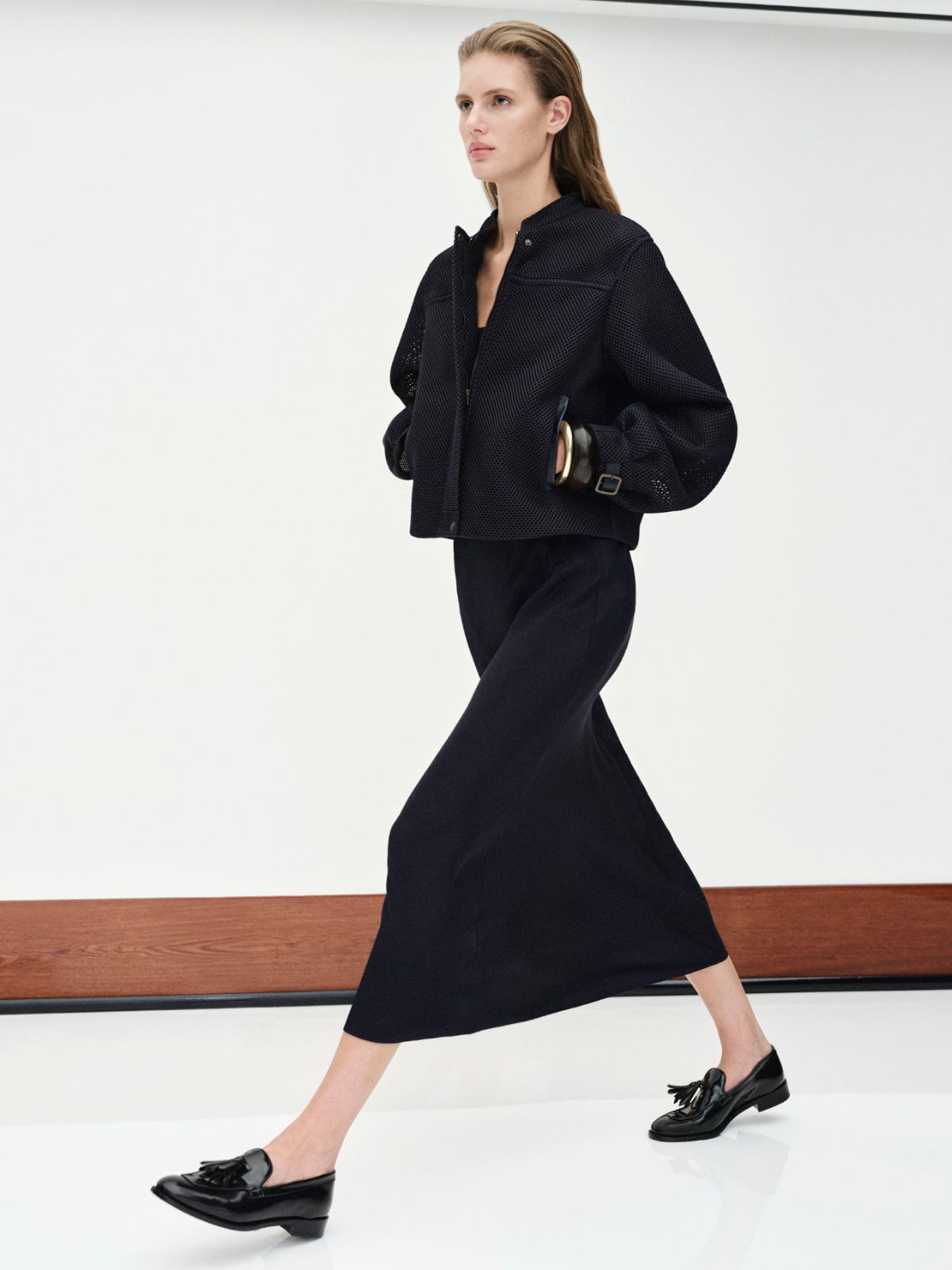 Technical mesh boxy jacket + ULTRAMARINE - Max Mara