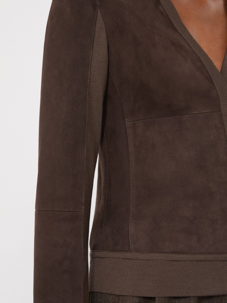 Wool jersey cardigan - MUD - Max Mara - 4