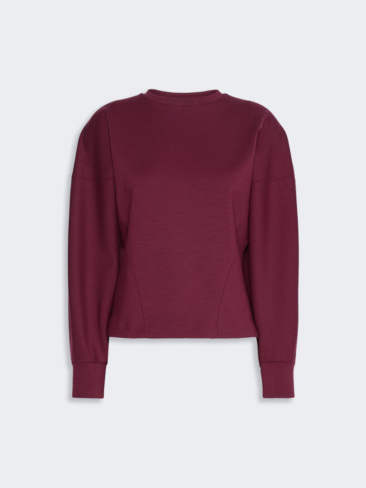 Wool and Lyocell jersey sweater - DE COLOR VINO - Max Mara - 6