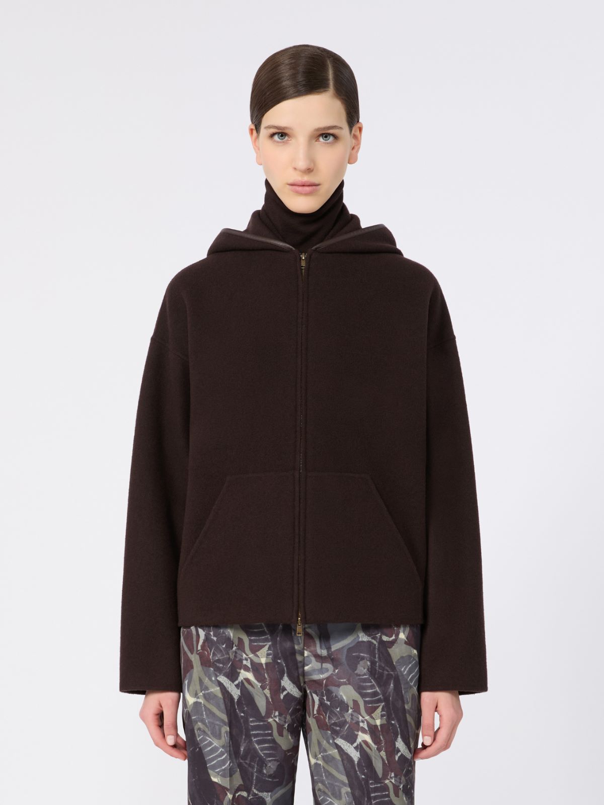 페탈리 버진울 자켓 - DARK BROWN - Max Mara - 2