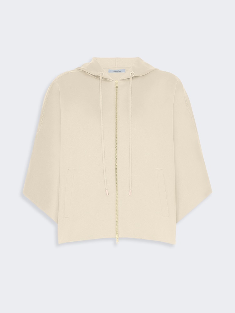 Technical cotton jersey boxy sweater - STONE - Max Mara - 5