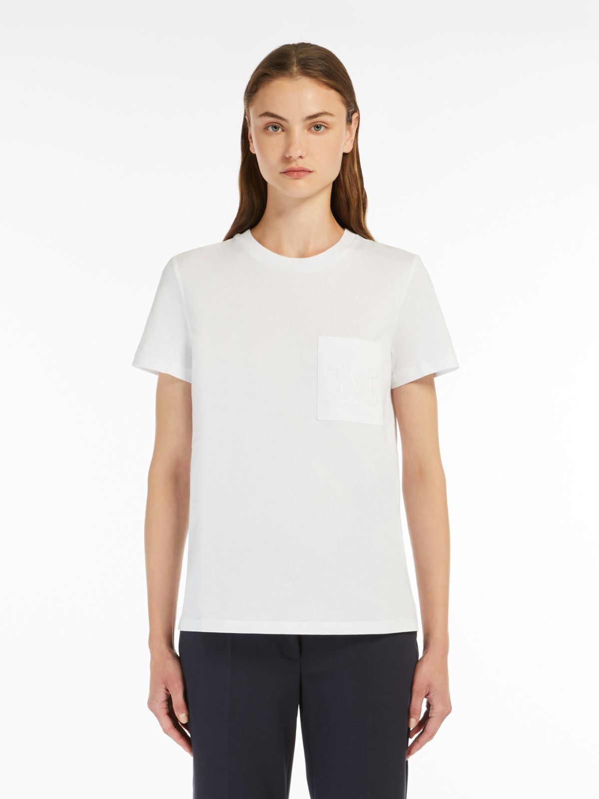Cotton jersey T-shirt - OPTICAL WHITE - 2